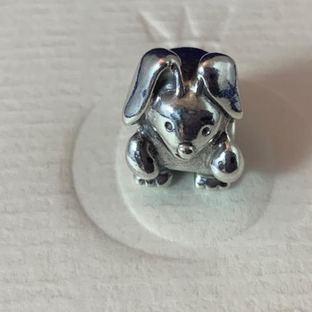 NWOT Pandora Sterling Silver Rabbit Charm #790389 - Picture 2 of 4